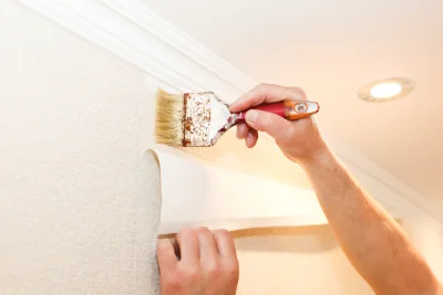 Pose de papier peint à Fenain — revêtements muraux et toiles de verre